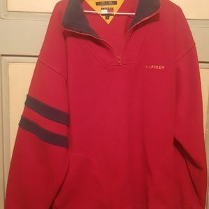 Tommy Hilfiger 1/4 Zip Pullover Sweater Large